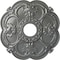 Ekena Millwork Rotherham Ceiling Medallion (Fits Canopies up to 3 1/2"), 18"OD x 3 1/2"ID x 1 1/2"P, Silver CM17ROSLS - alternate 1
